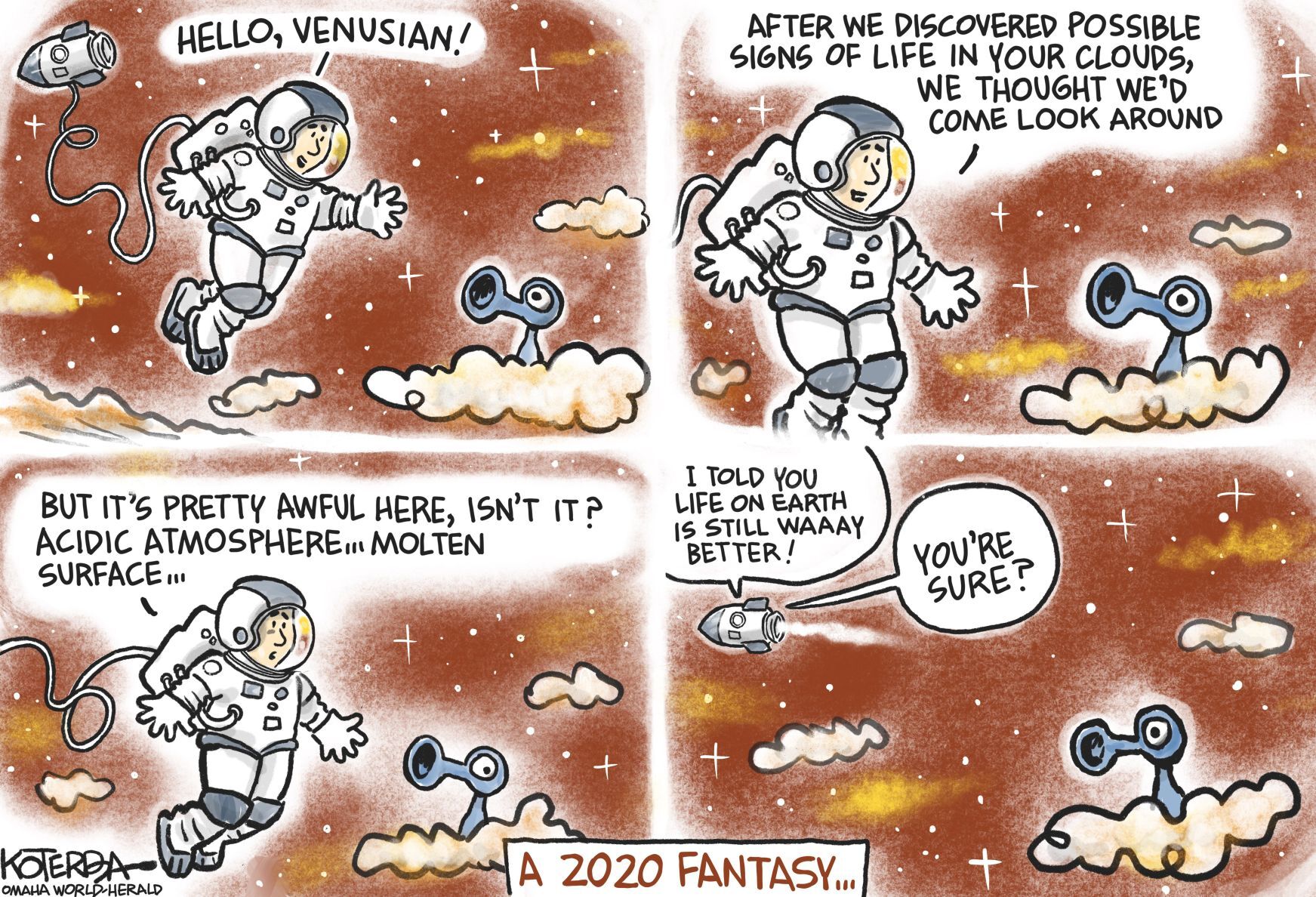 Jeff Koterba's latest cartoon: A 2020 fantasy